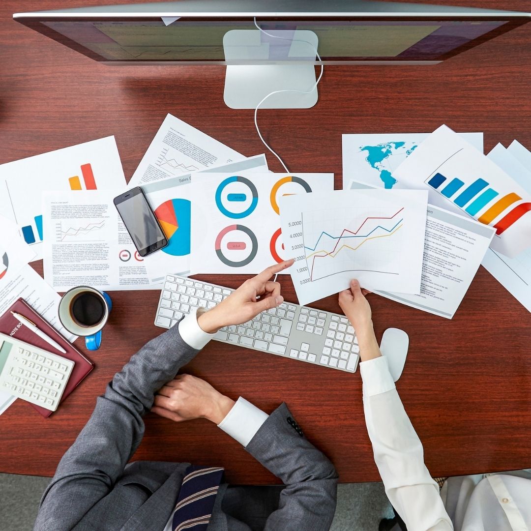 Business analytics dashboard